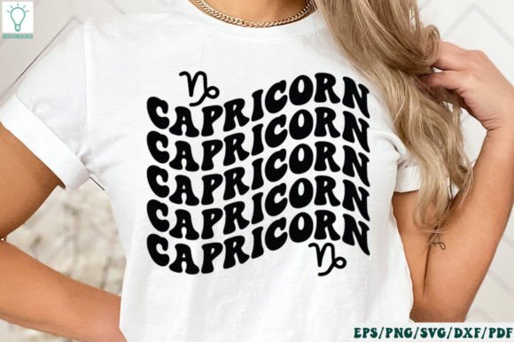 Capricorn Zodiac Retro SVG Review