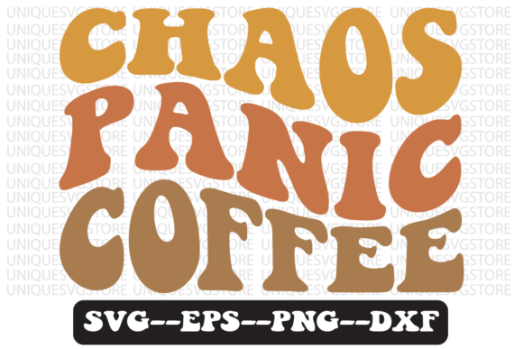 Chaos Panic Coffee Retro Svg Design Review
