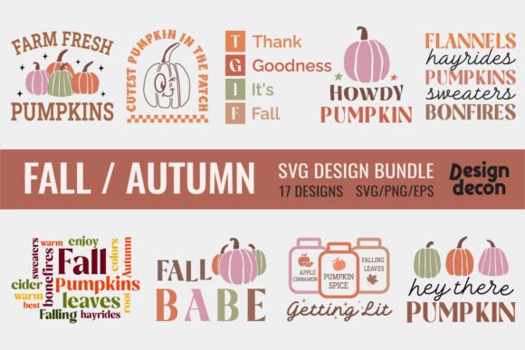 Fall Retro SVG PNG Bundle Review