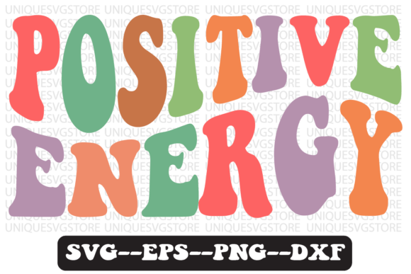 Positive Energy Groovy Retro Svg Design Review