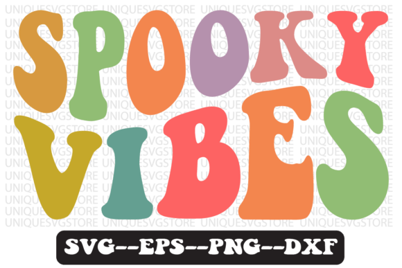 Spooky Vibes Groovy Retro Svg Design Review